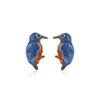 Kingfisher Cufflinks 3D Sterling Silver - Buy Premium Gold Tone | Jaipurio